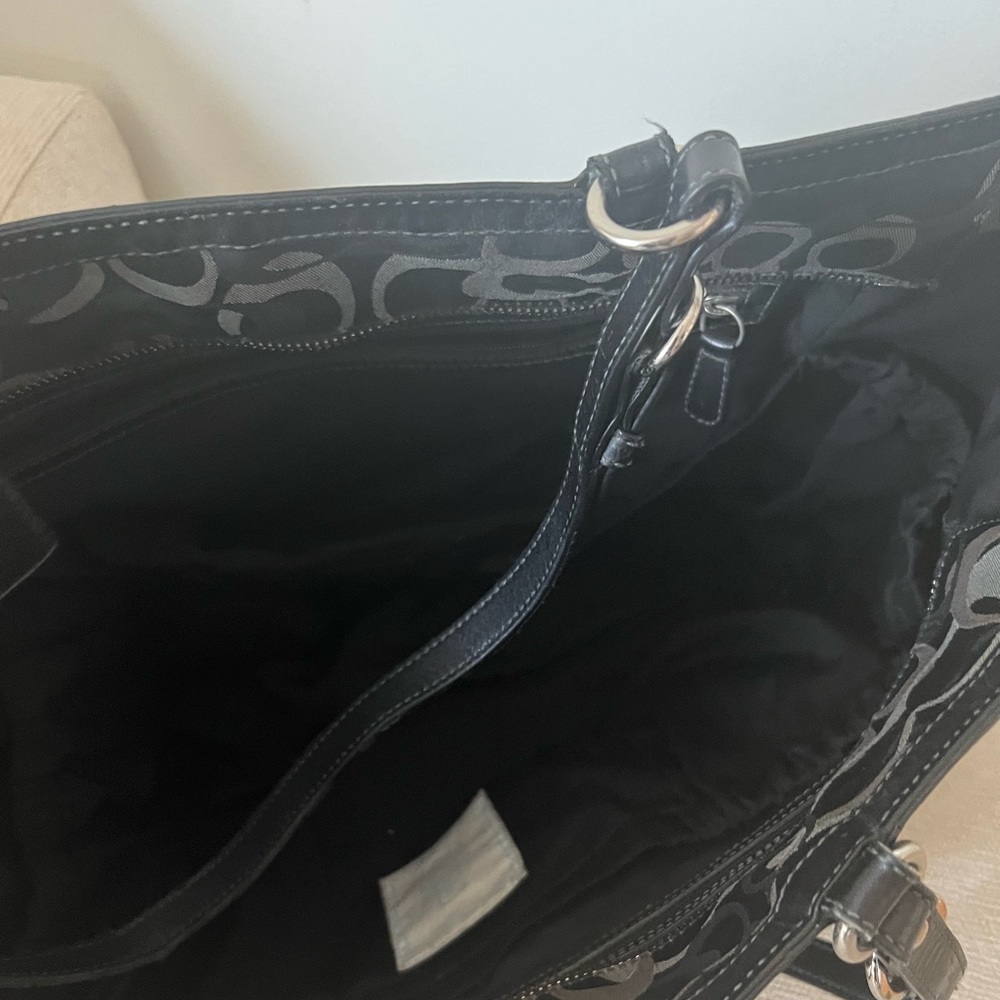 - Coach diaper bag. Slightly used